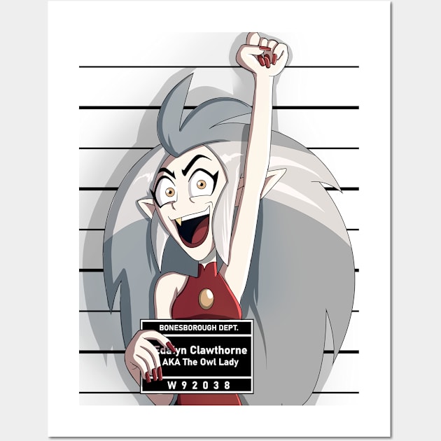 Eda's Mugshot Wall Art by Redstrife